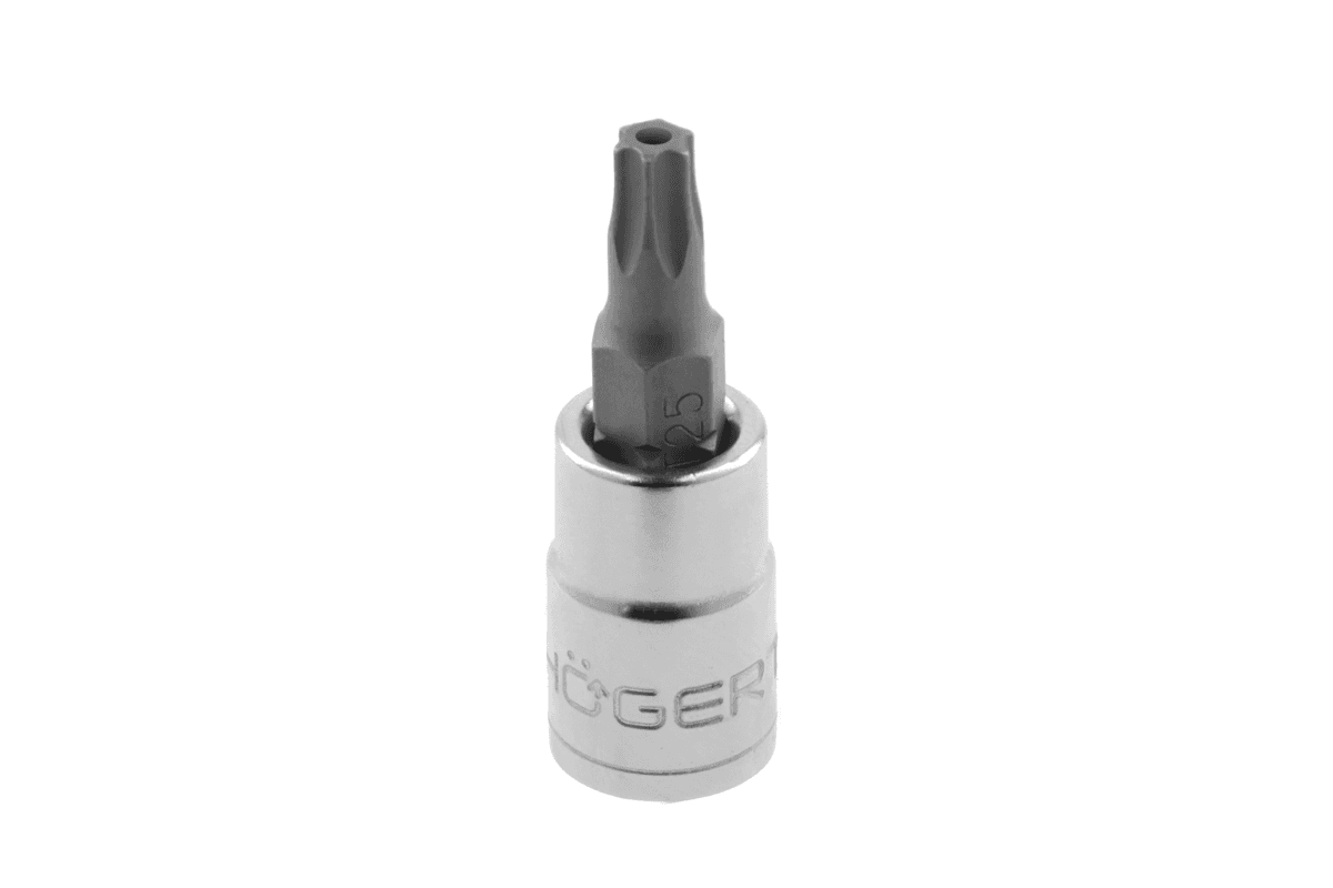 Nasadka z końcówką wkrętakową Torx z otworem 1/4"