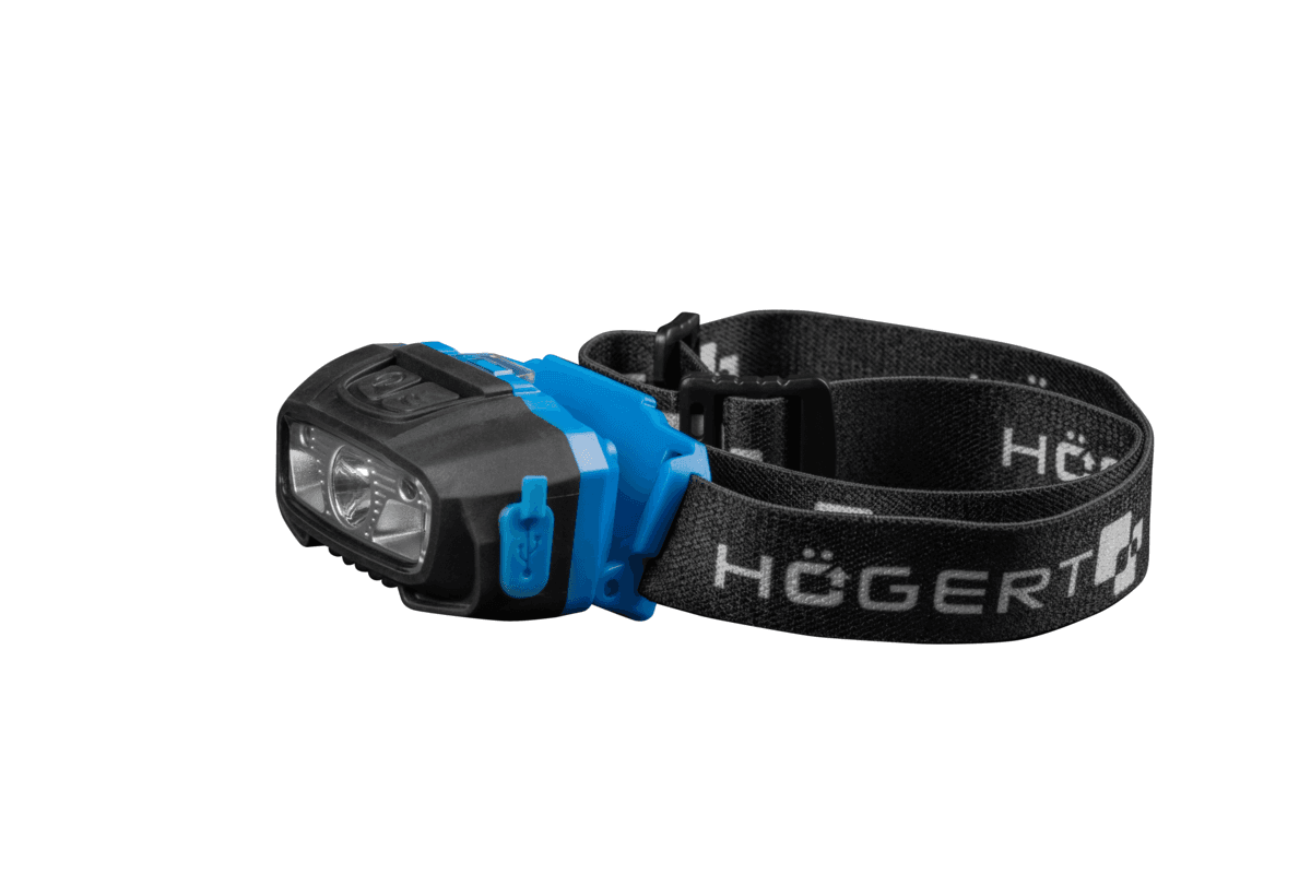 Lampa czołowa LED USB 6 funkcji z czujnikiem ruchu